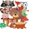 Forest Animals Sticker Pack