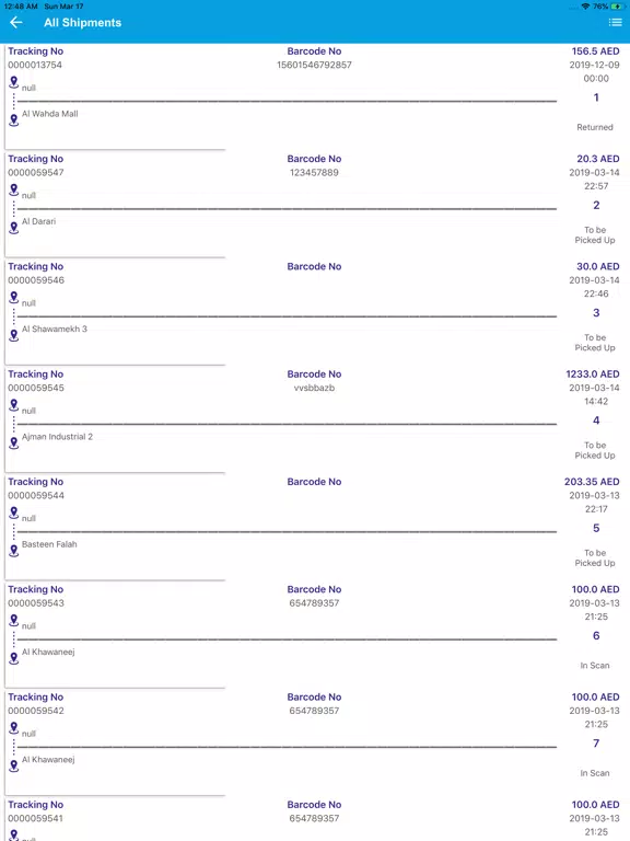 Fastline Express iPad Screenshots