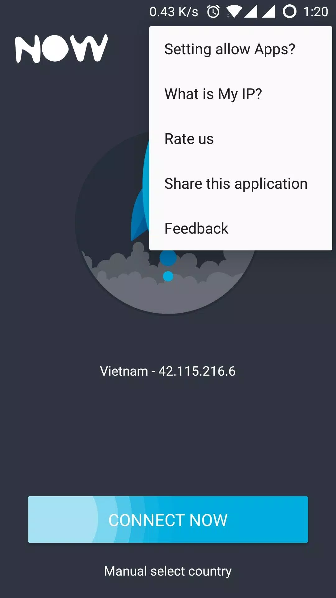 Now VPN Screenshots