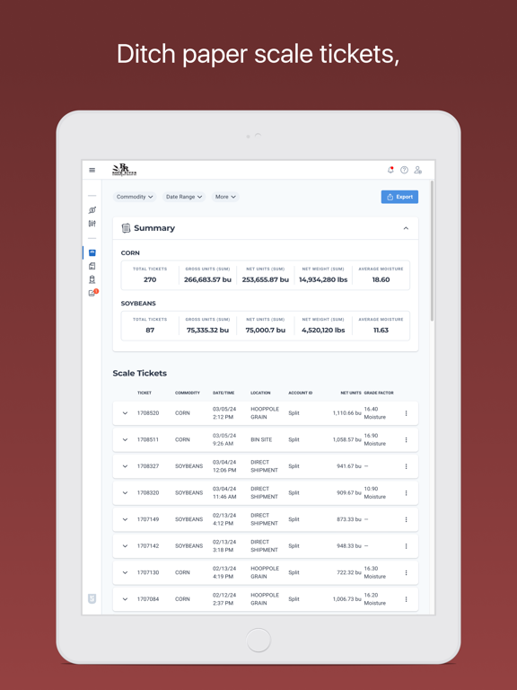 Rock River Lumber & Grain iPad Screenshots