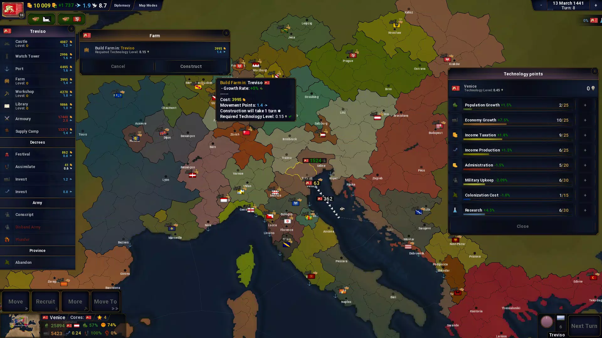 Capturas de tela do Age of History II - Lite