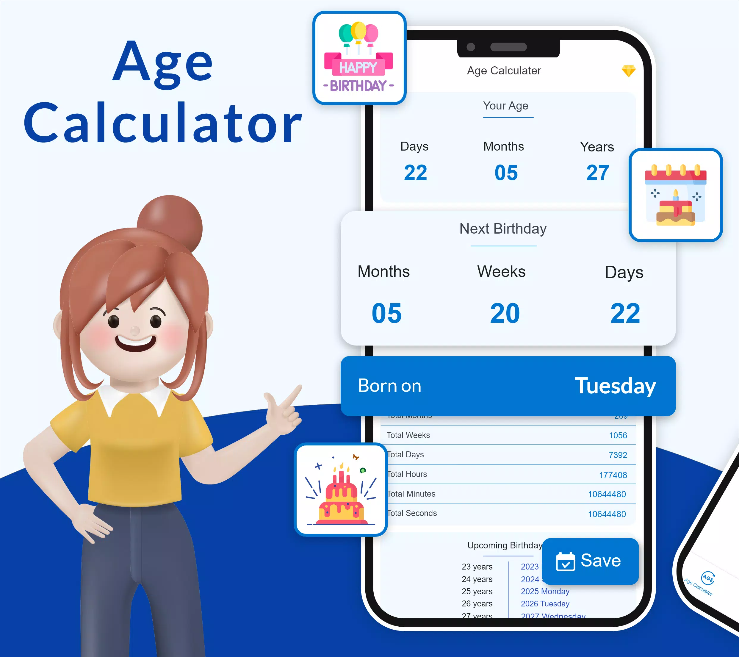 Age Calculator Screenshots