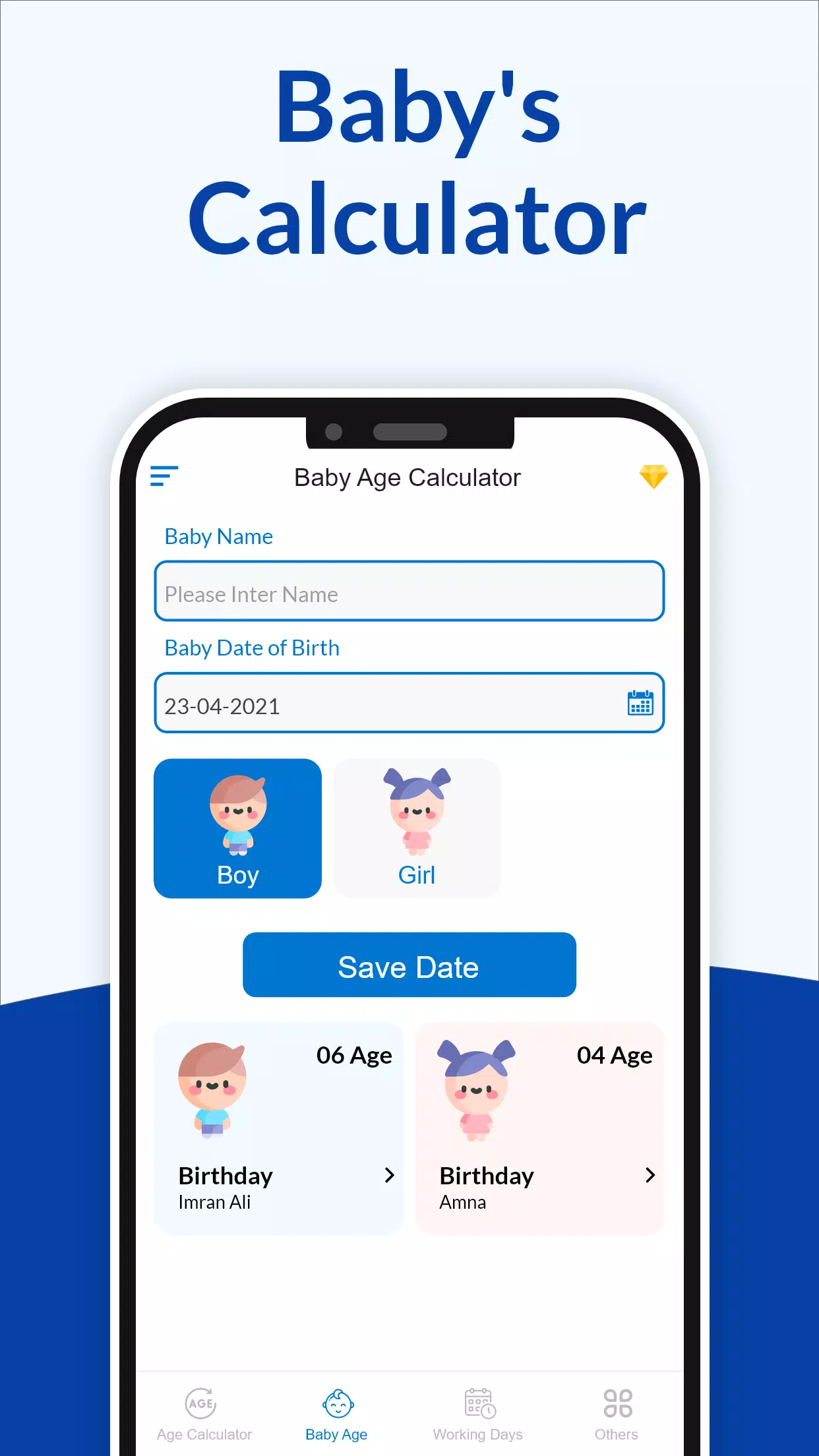 Age Calculator Screenshots
