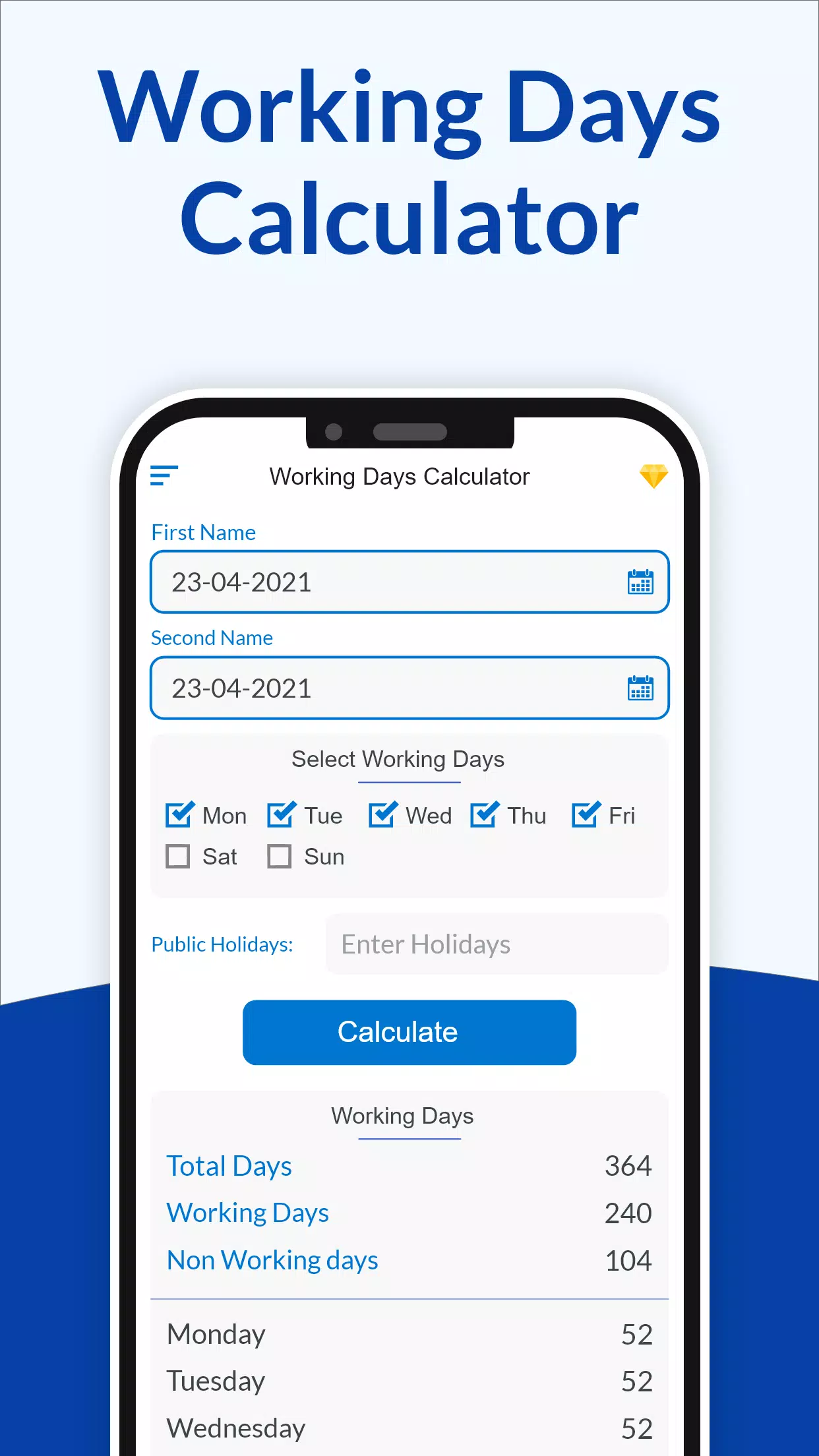 Age Calculator Screenshots