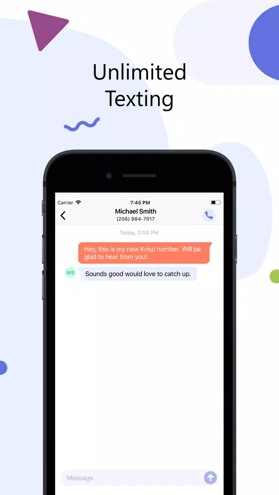 Krisp Phone: 2nd Phone Number Screenshots