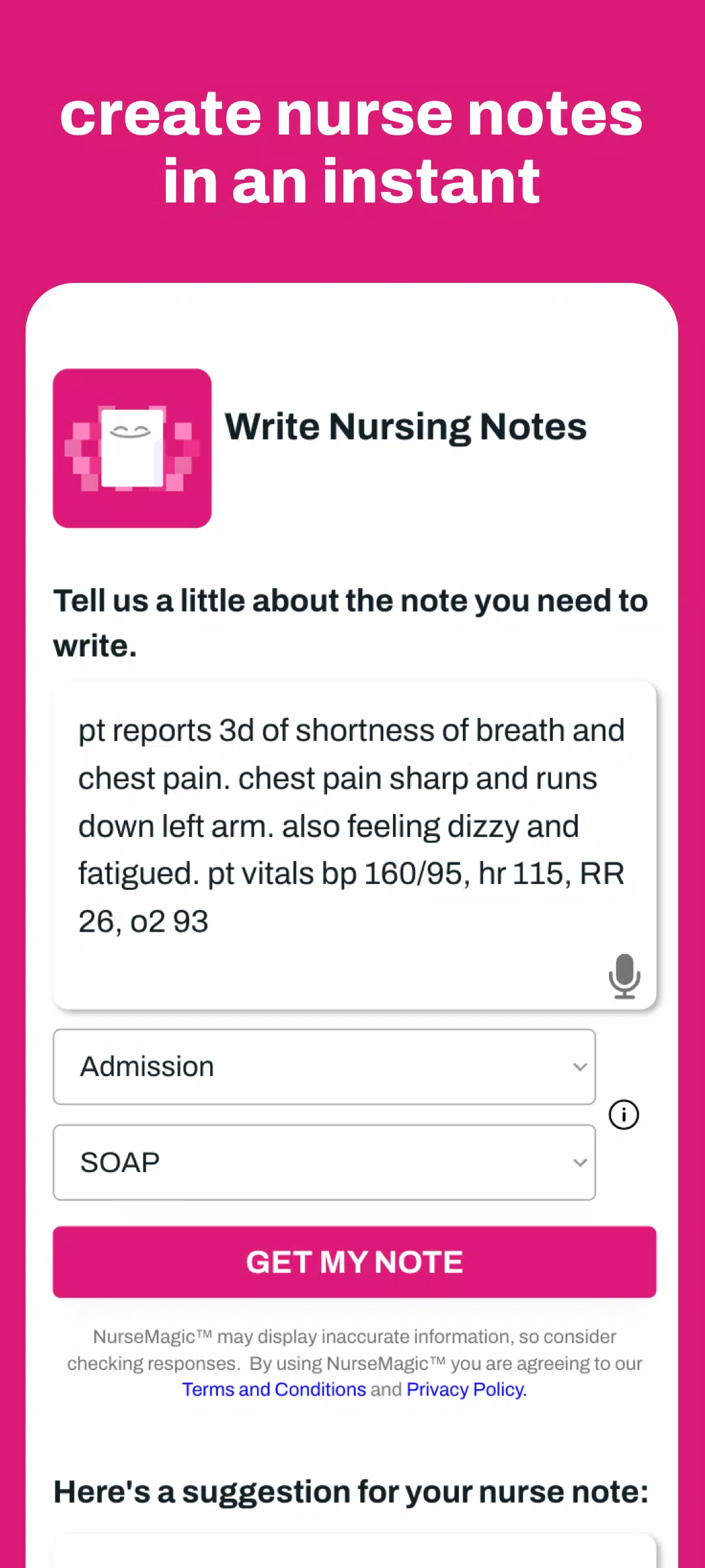 NurseMagic Screenshots