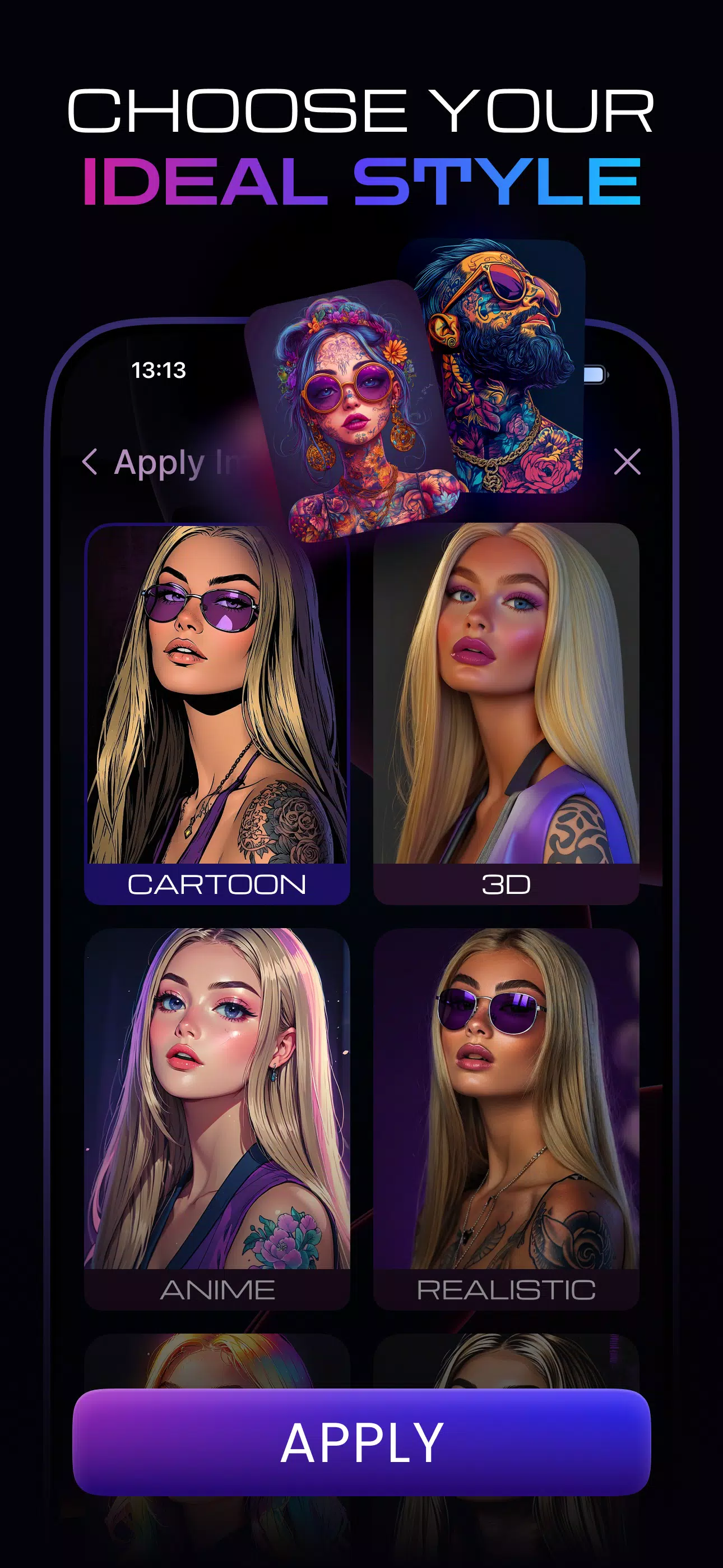 AI Photo Generator - QAI Art Screenshots