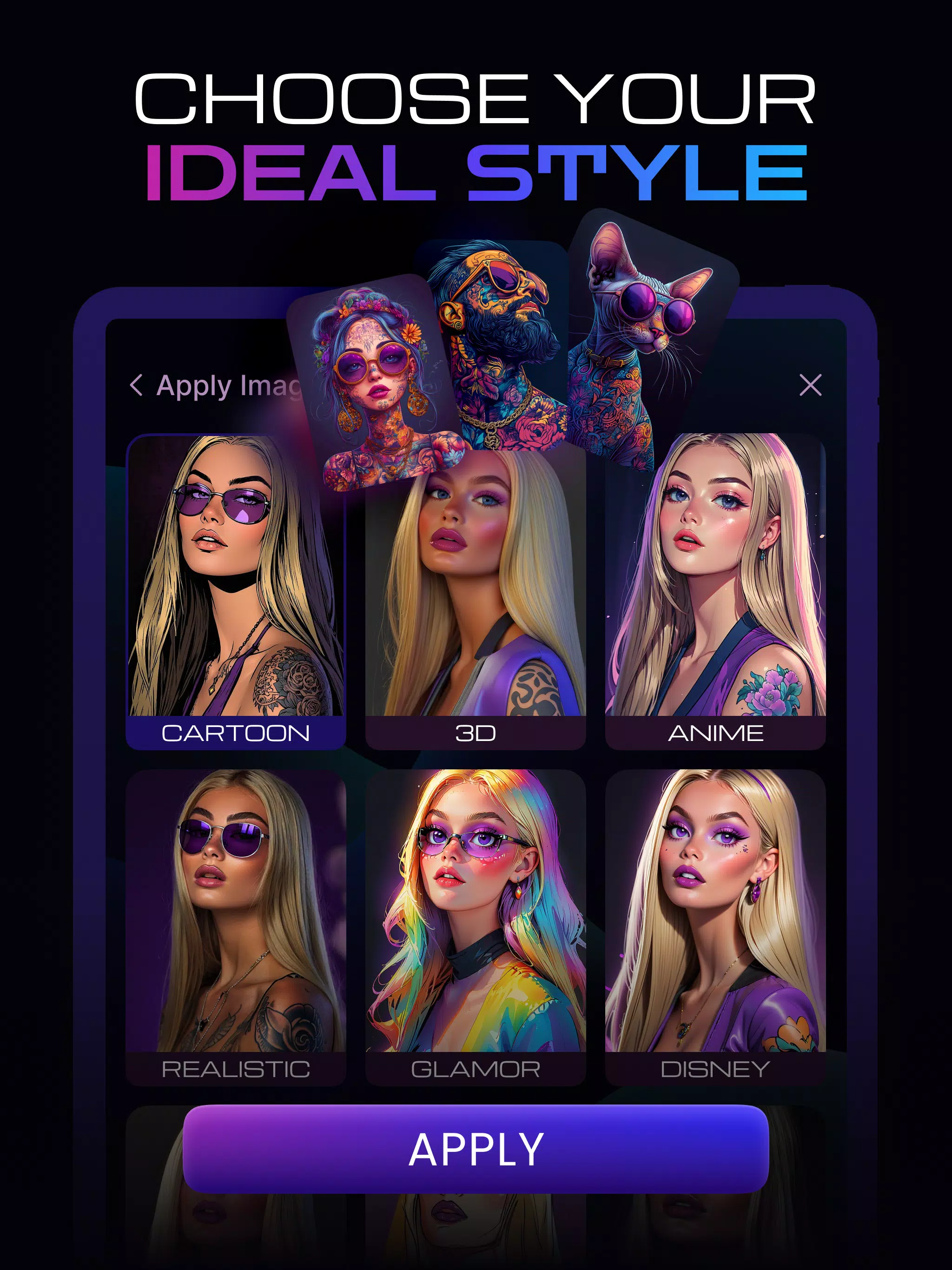 AI Photo Generator - QAI Art Screenshots