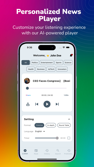 Quik News - Podcasts & Debates Screenshots