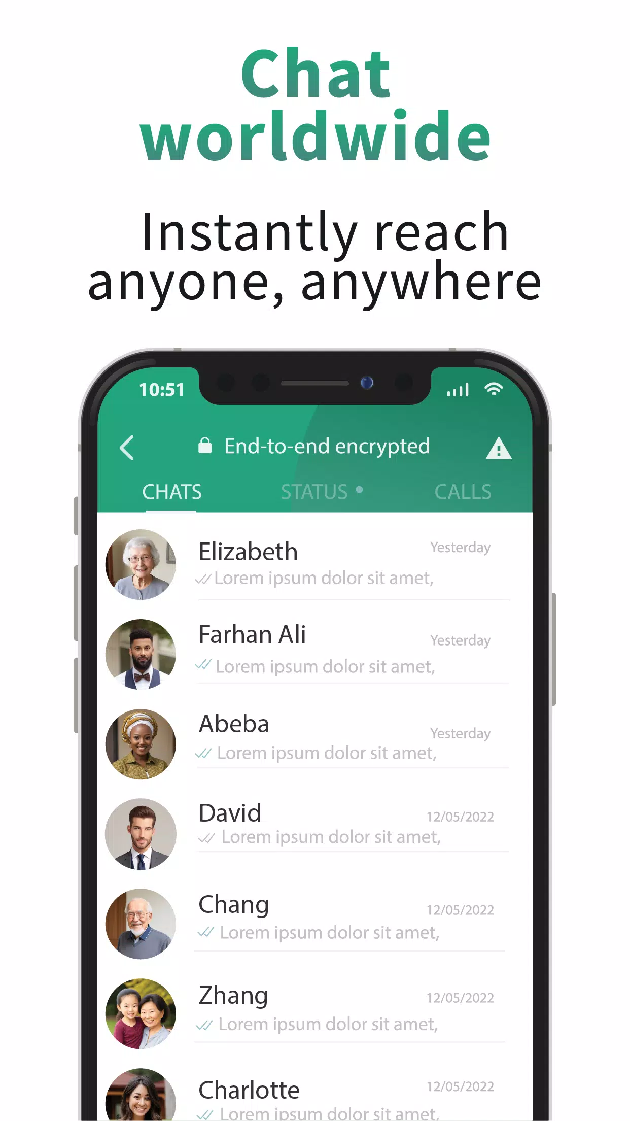 GoChat – Text, Voice, Video Screenshots