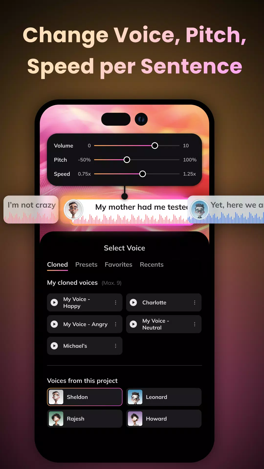 AI Voice Editor by Vozo Screenshots