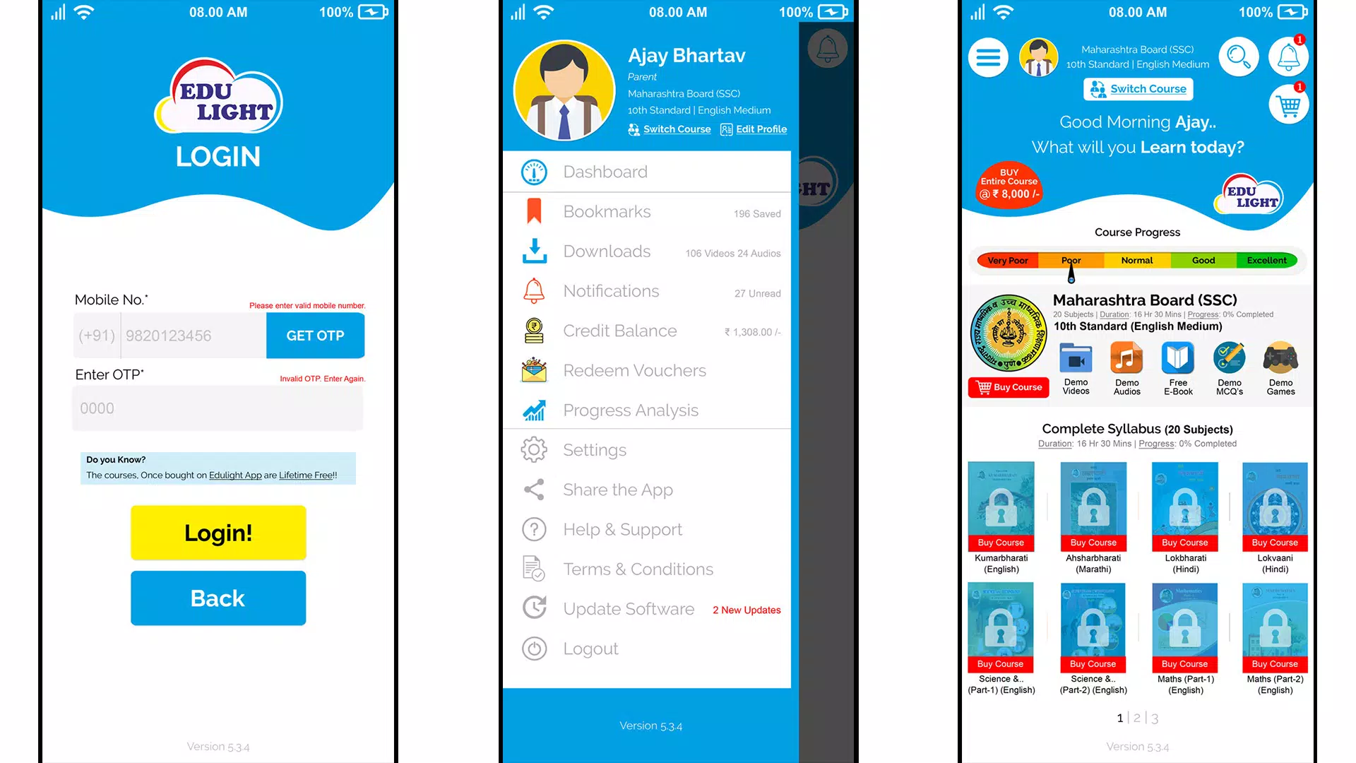 Edulight - The Learning App Screenshots