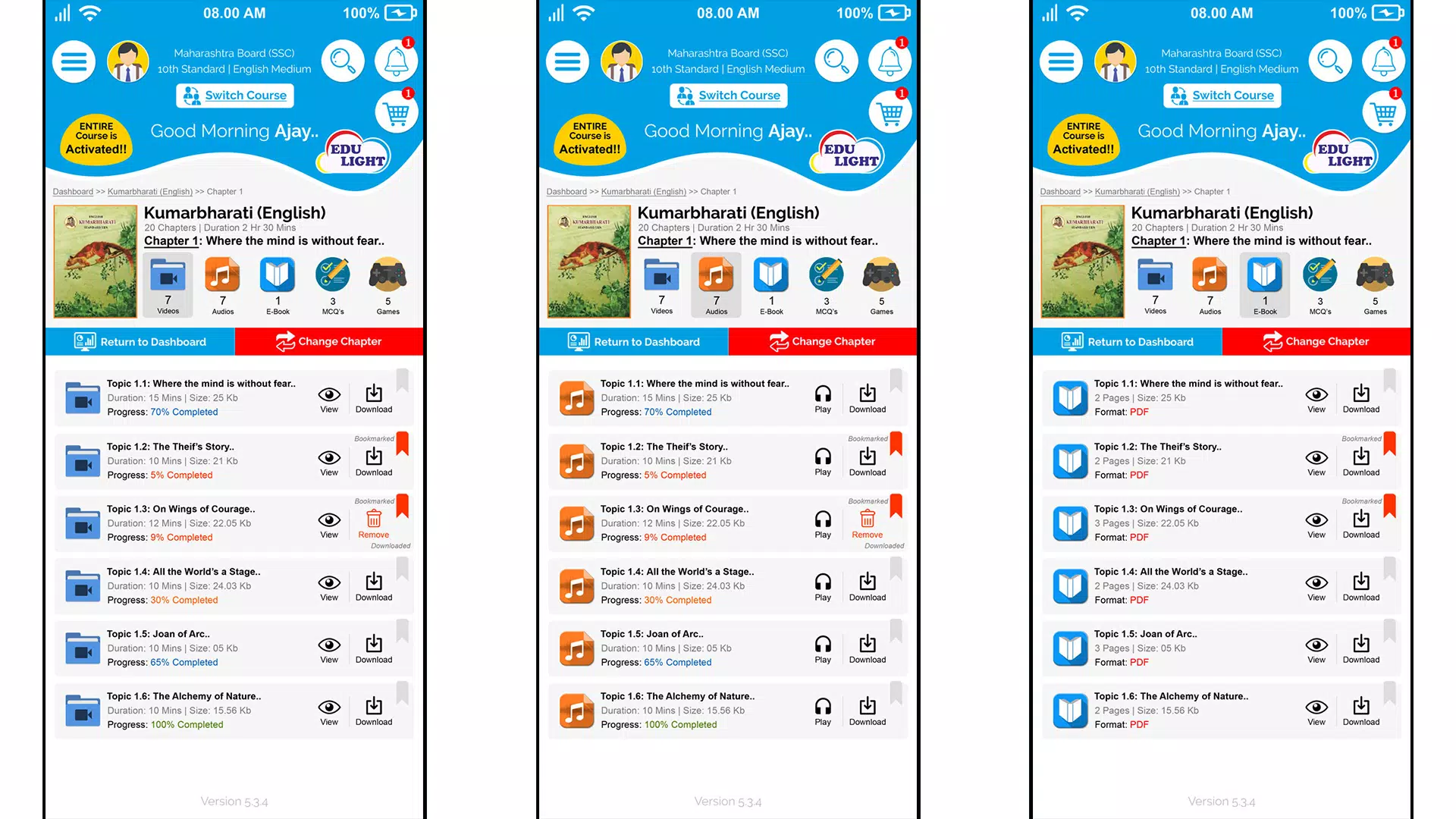 Edulight - The Learning App Screenshots