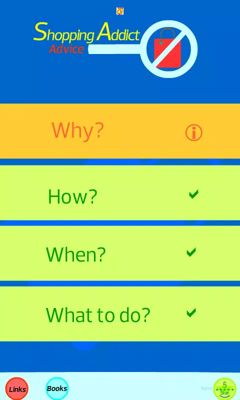 Shopping Addiction Advice Screenshots