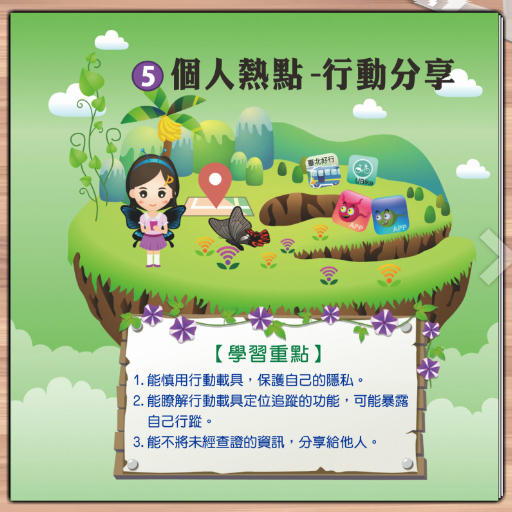 個人熱點-行動分享（資訊素養與倫理 國小3版 第5單元）