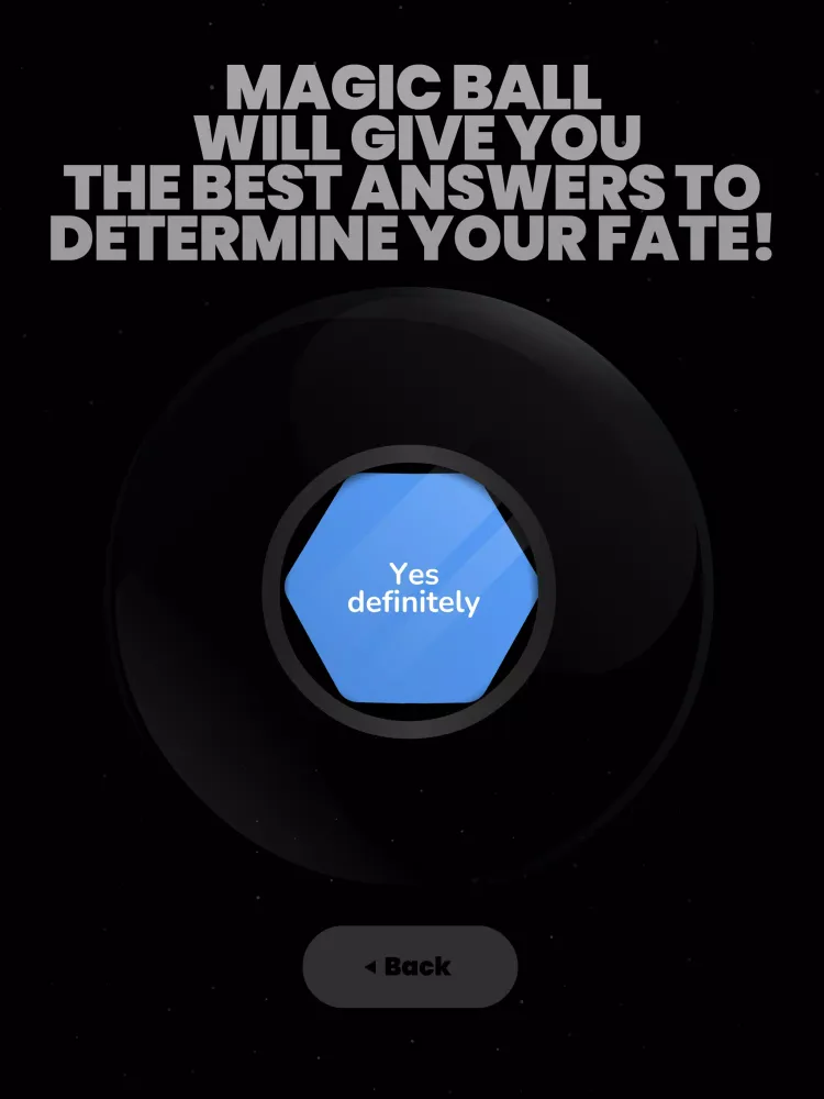 Magic Ball Decision Prediction Screenshots