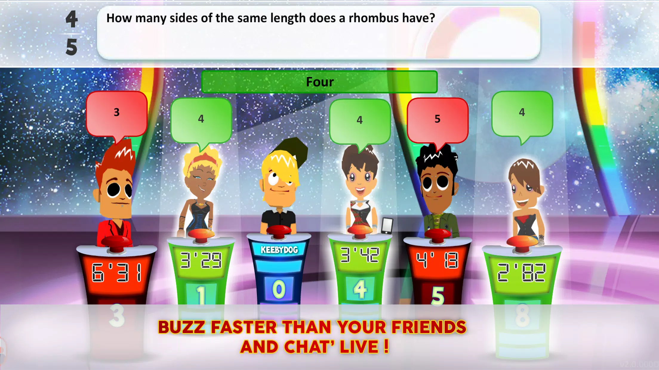 Tangkapan layar Quiz Superbuzzer 2