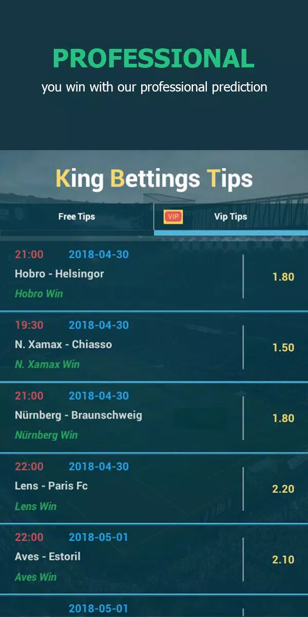 King Betting Screenshots