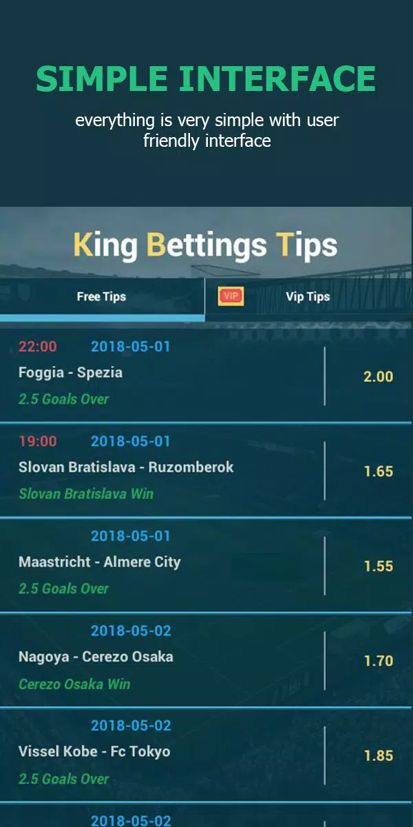King Betting Screenshots