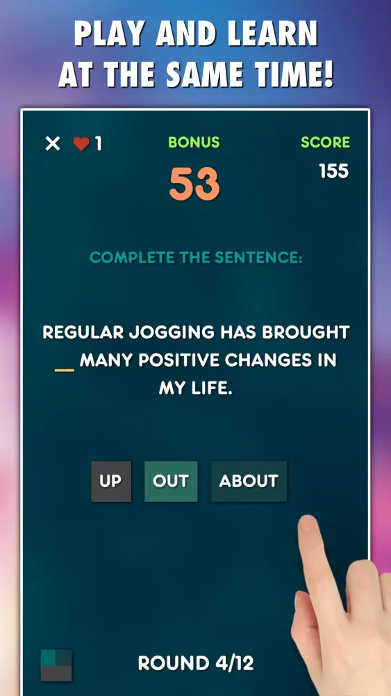 Phrasal Verbs Grammar Test Screenshots