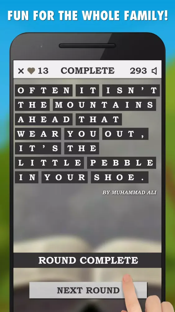 Famous Quotes Guessing Game Screenshots