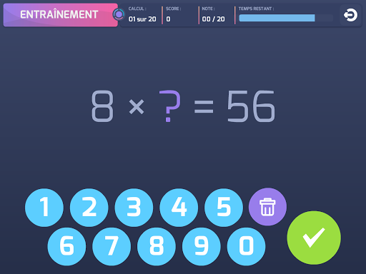 Défi Tables Screenshots