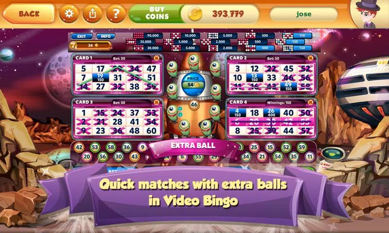 Our Bingo Screenshots