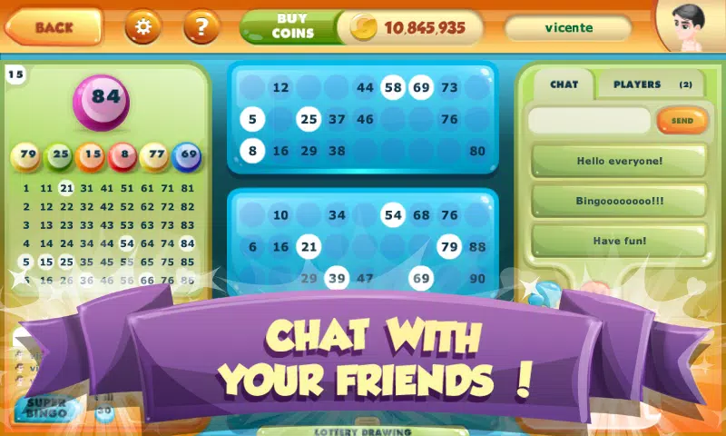 Our Bingo Screenshots
