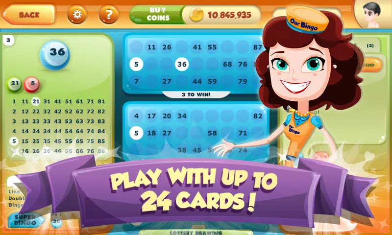 Our Bingo Screenshots