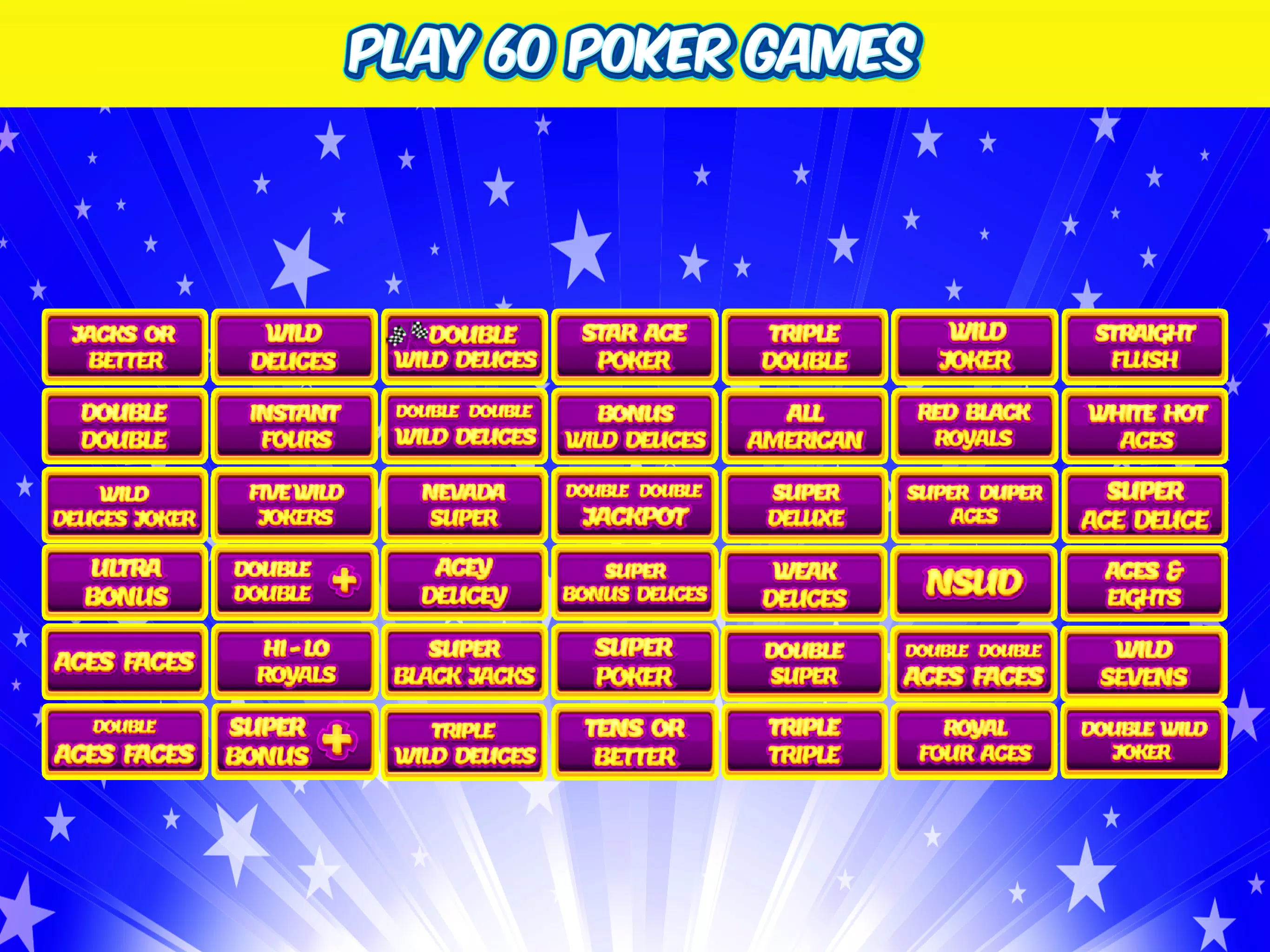 Video Poker Deluxe Screenshots
