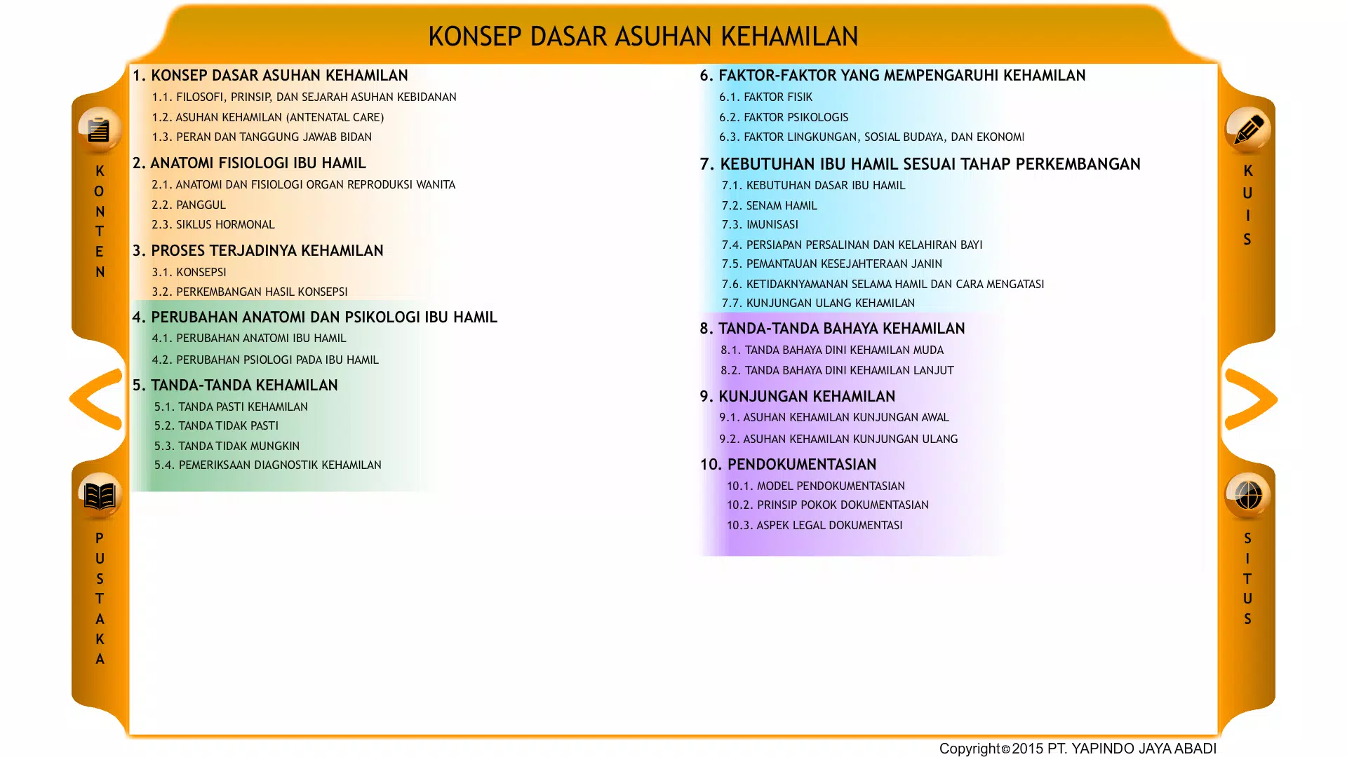 M3 Kebidanan : Kehamilan untuk Screenshots