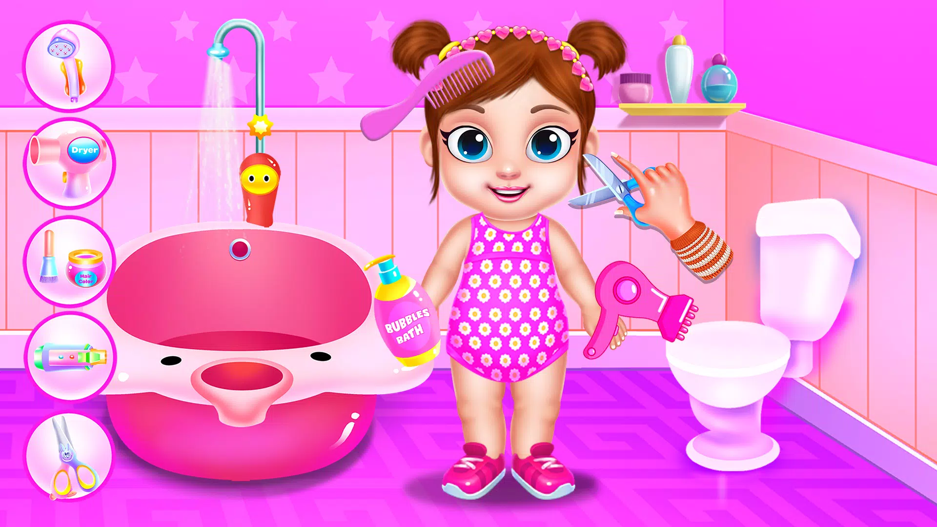 Baby Girl Caring: Animal Dress Screenshots