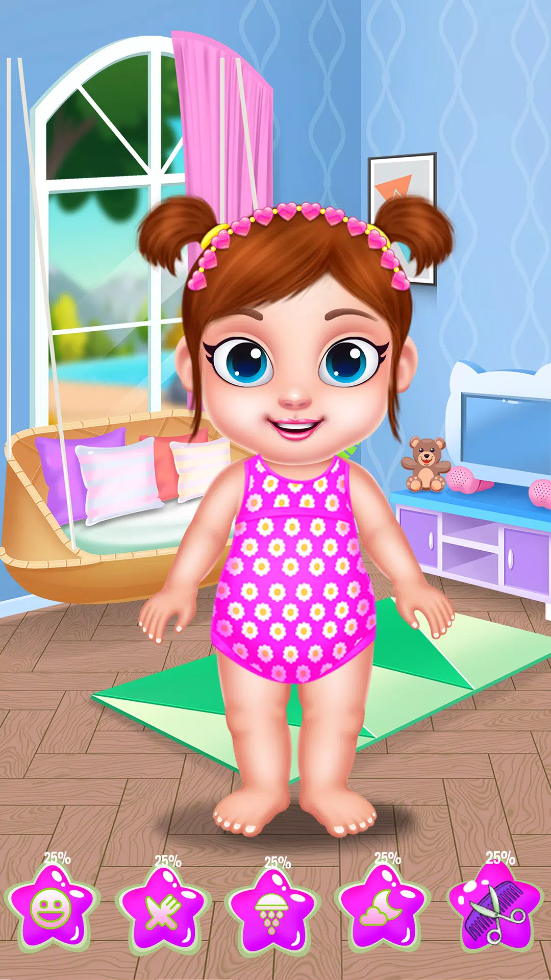 Baby Girl Caring: Animal Dress Screenshots