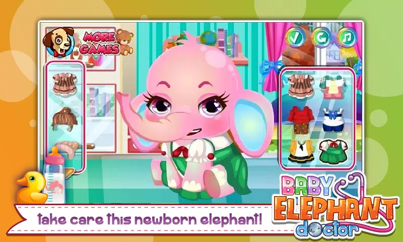 Baby Elephant Pet Care Screenshots