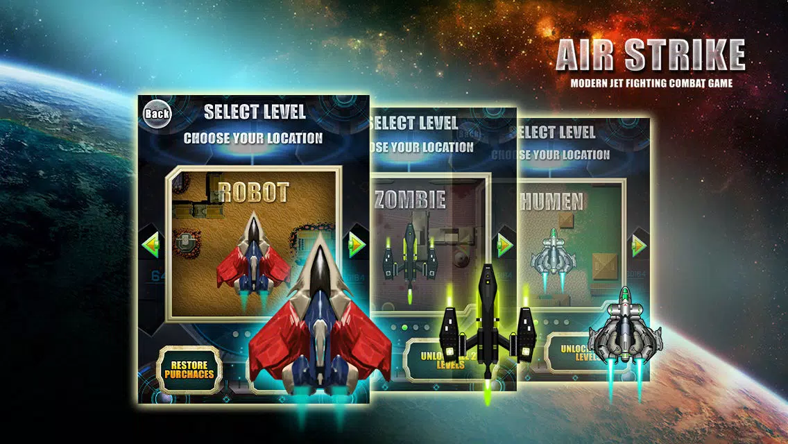 Air Strike Free - Modern Jet Fighting Combat Game应用截图