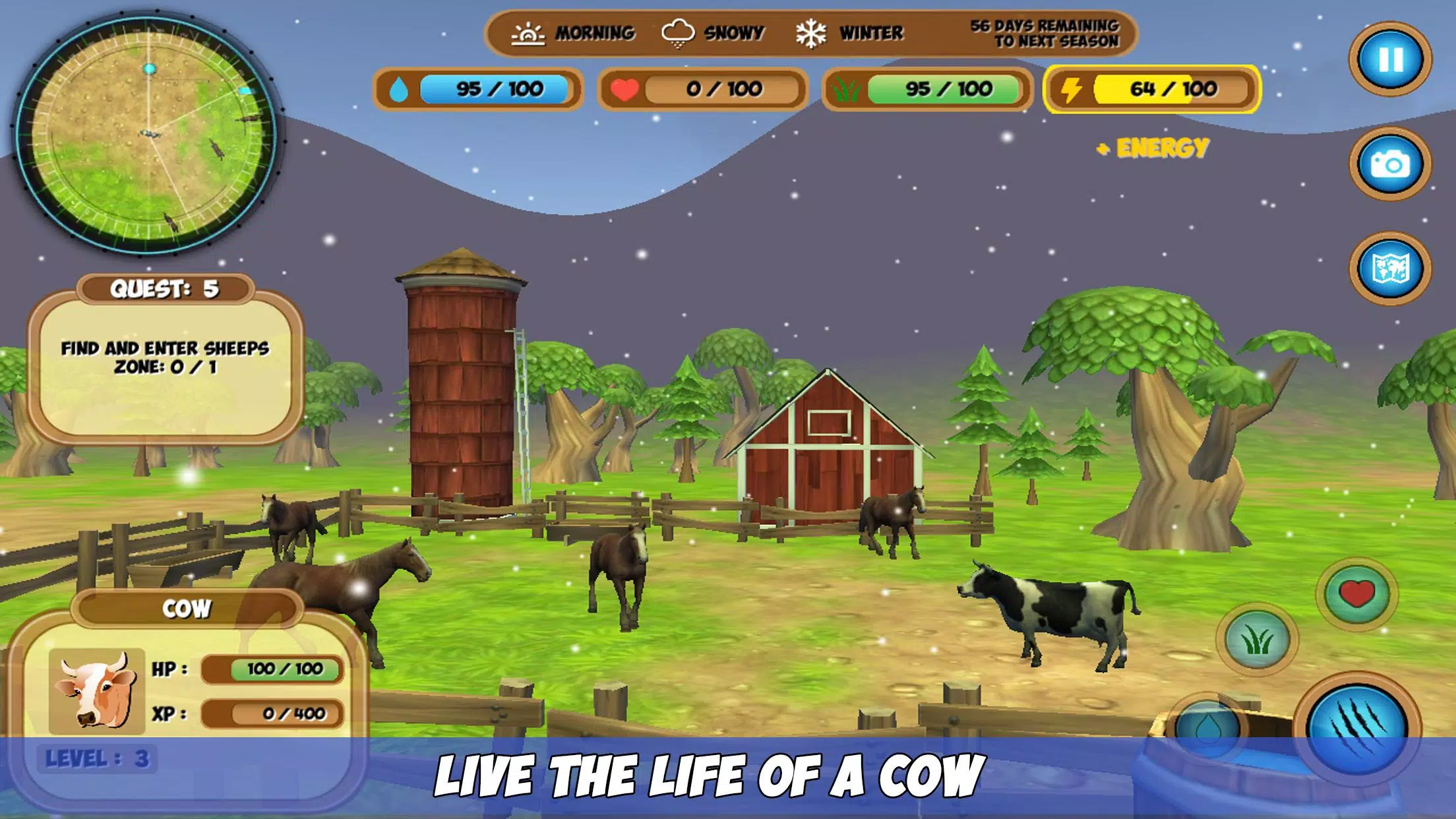 Cow Simulator Screenshots