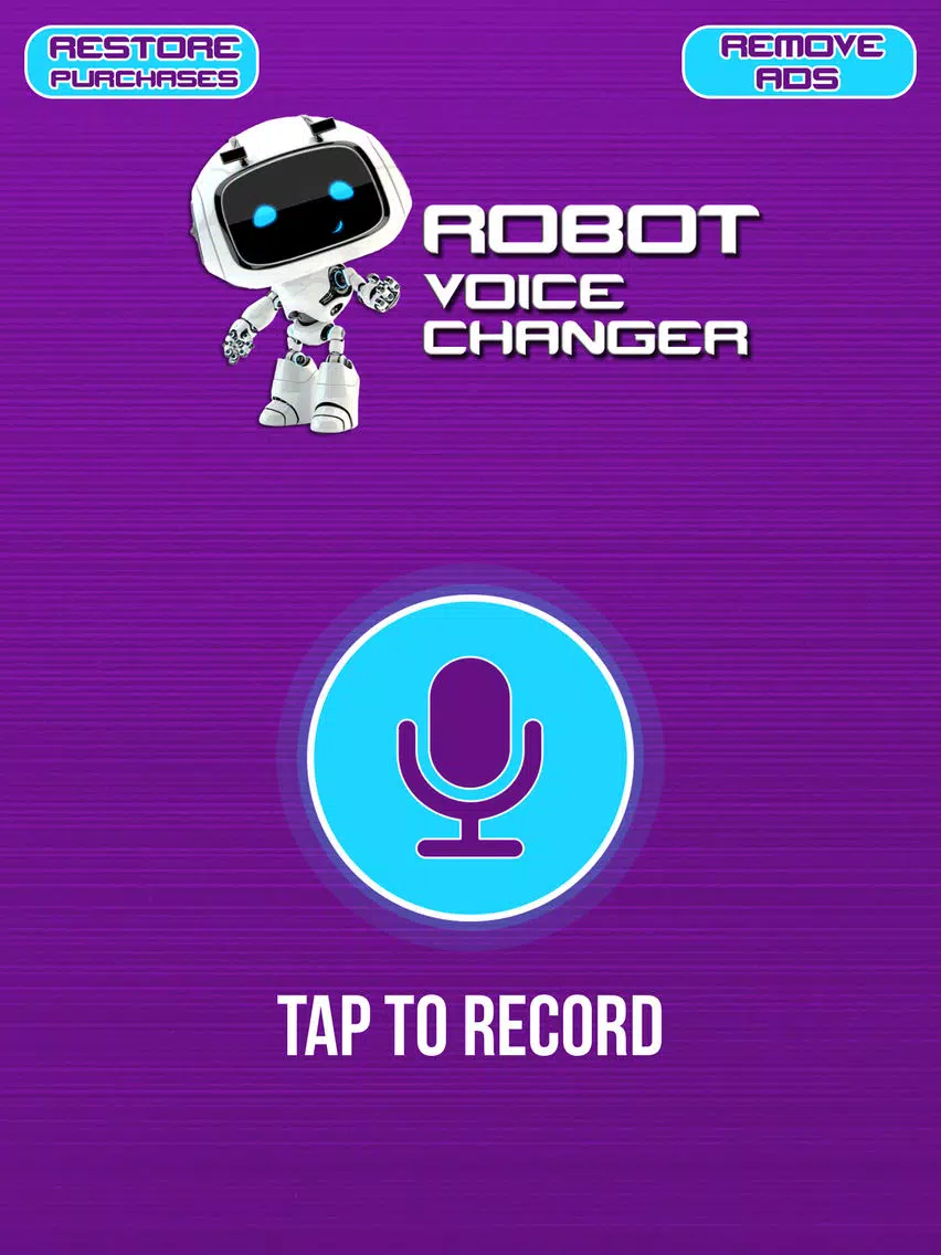Robot Voice Changer – Sound Modifier with Effects iPad Screenshots