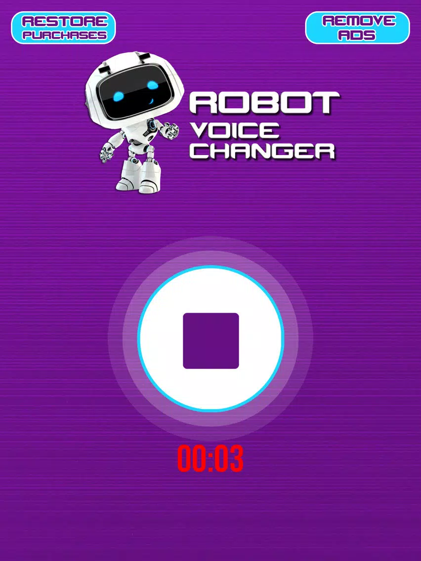 Robot Voice Changer – Sound Modifier with Effects iPad Screenshots