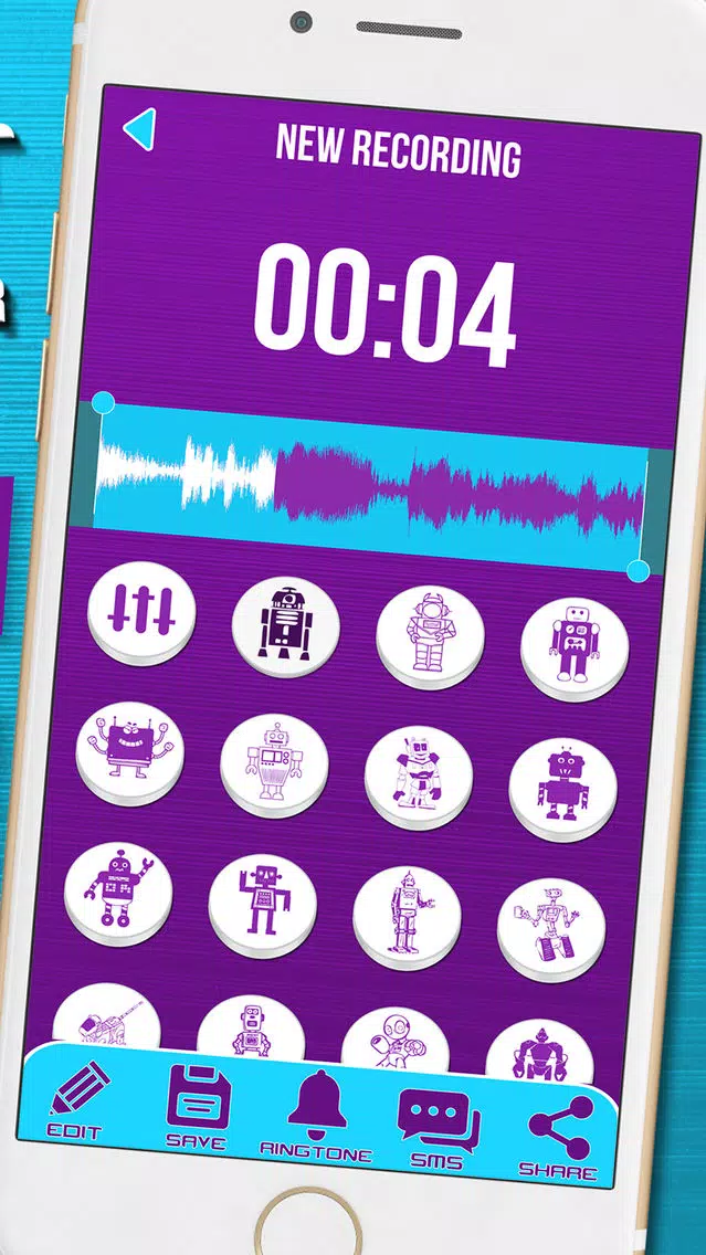 Robot Voice Changer – Sound Modifier with Effects Screenshots