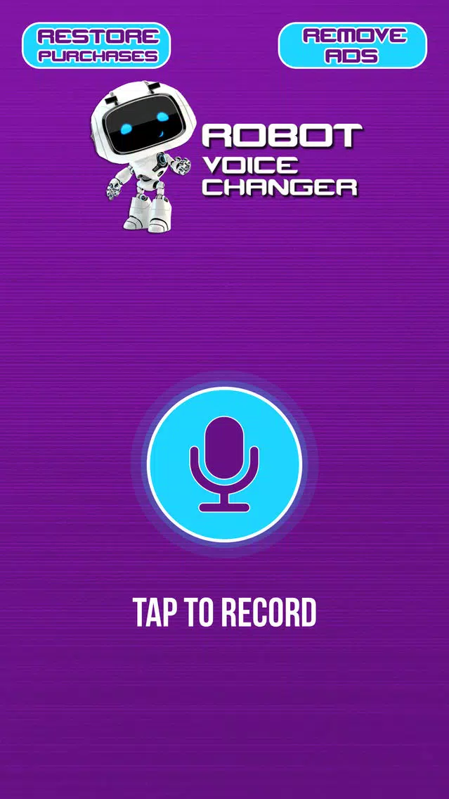 Robot Voice Changer – Sound Modifier with Effects Screenshots