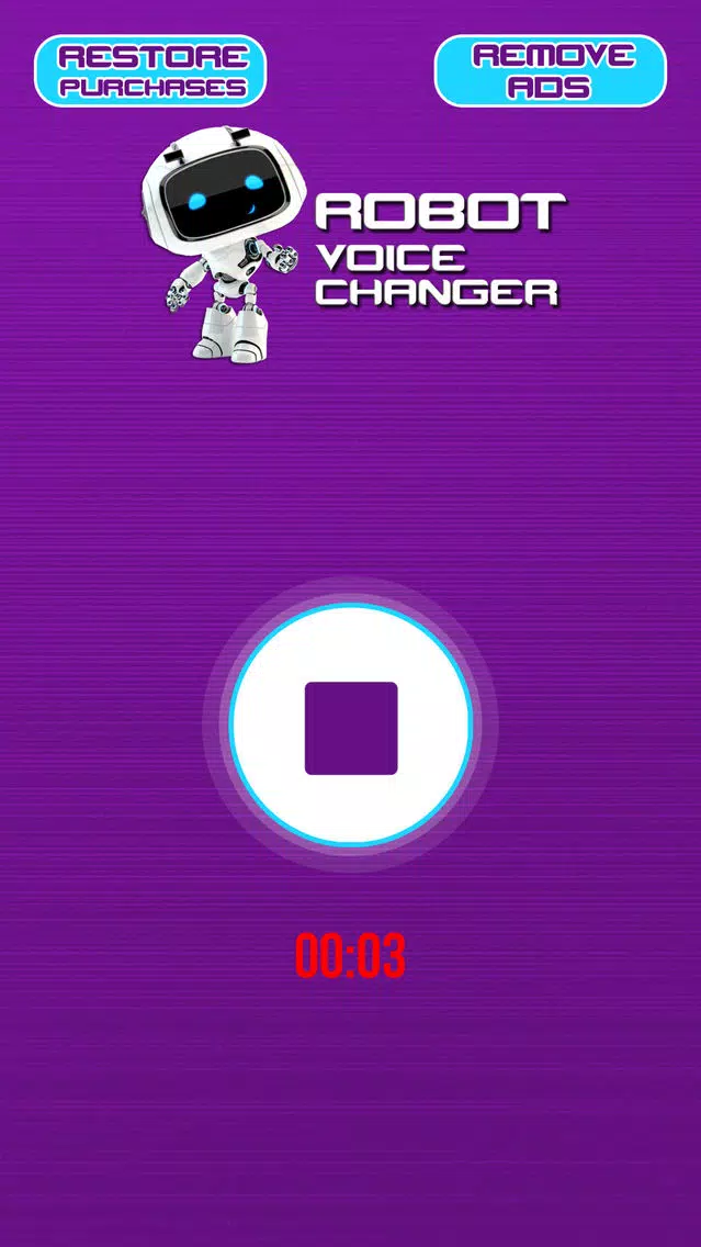 Robot Voice Changer – Sound Modifier with Effects Screenshots