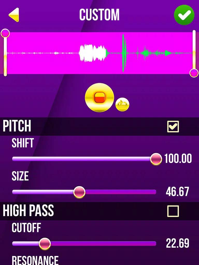 Voice Changer Deluxe - Cool Speech Recorder with High Quality Sound Effects & Ringtone Maker iPad Screenshots