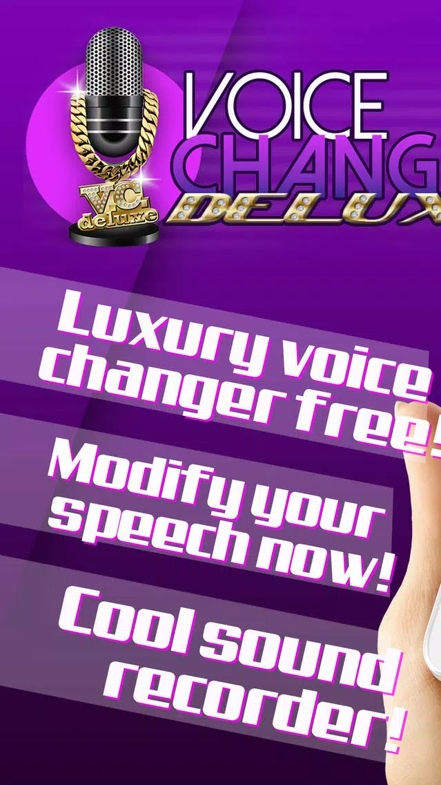 Voice Changer Deluxe - Cool Speech Recorder with High Quality Sound Effects & Ringtone Maker Screenshots