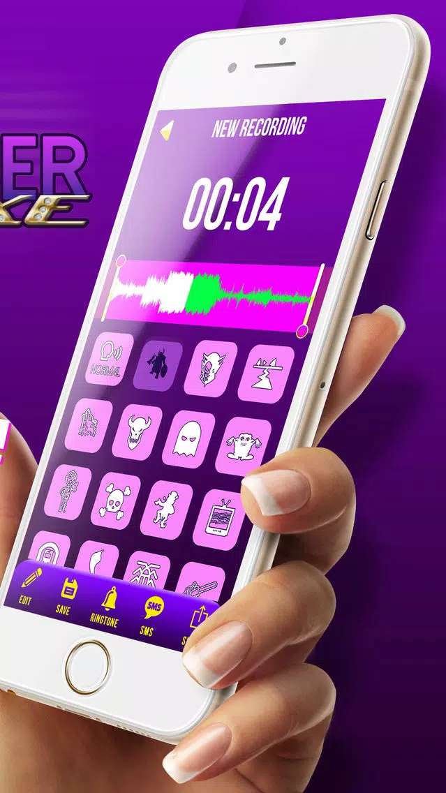 Voice Changer Deluxe - Cool Speech Recorder with High Quality Sound Effects & Ringtone Maker Screenshots