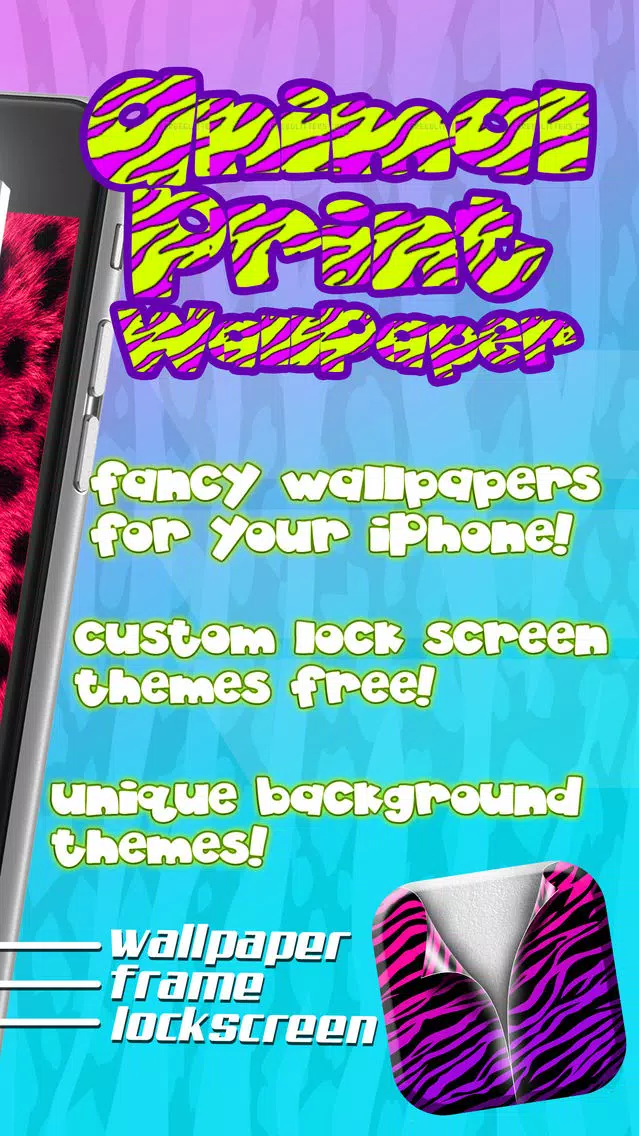 Animal Print Wallpaper 2016 - Fashion Lock Screen Designer with Fancy Backgrounds Free Screenshots
