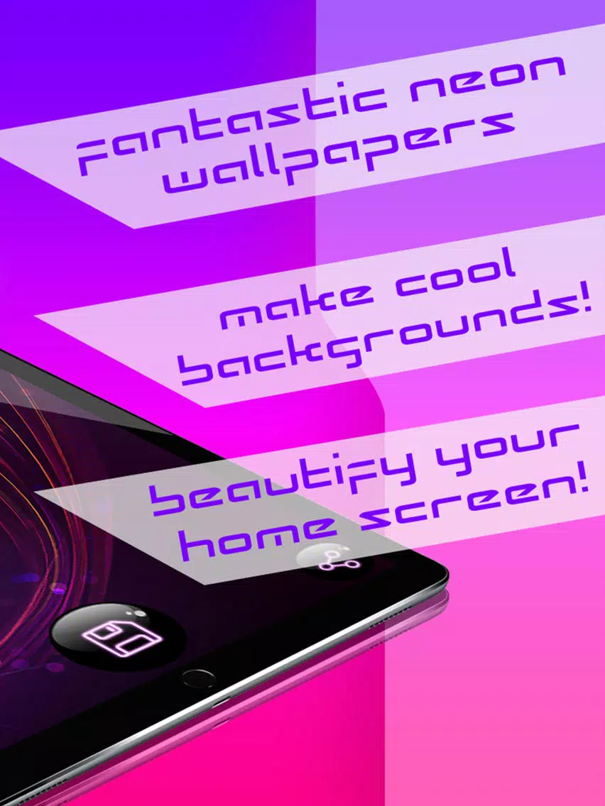 Neon Lock Screen Maker 2016 - Glowing Wallpapers HD Collection and Colorful Backgrounds Free iPad Screenshots