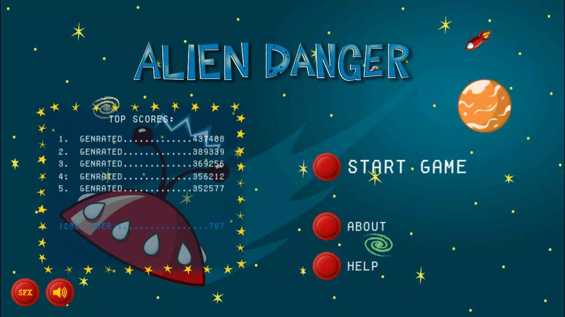 Alien Danger स्क्रीनशॉट