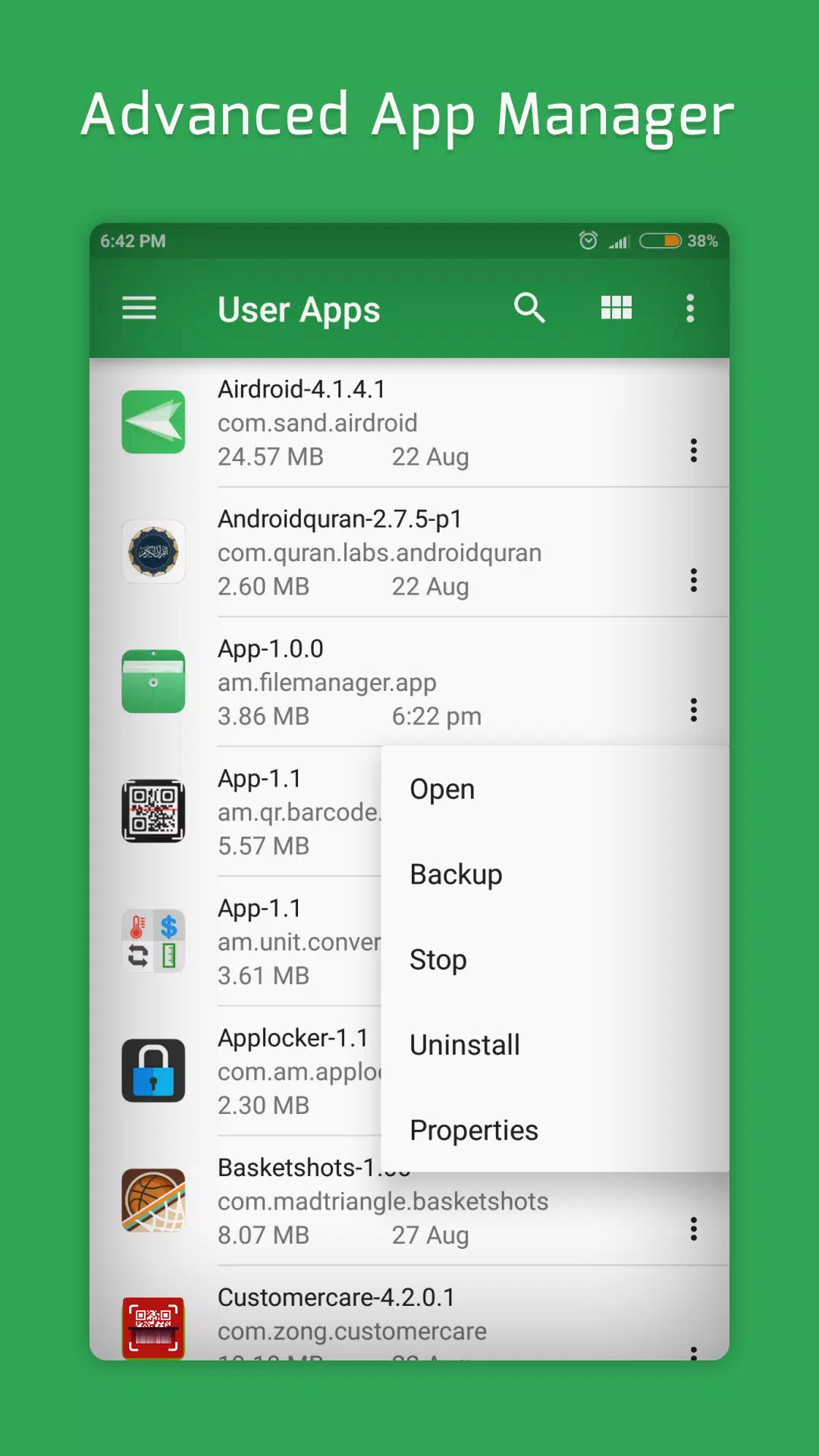 File Manager 스크린샷