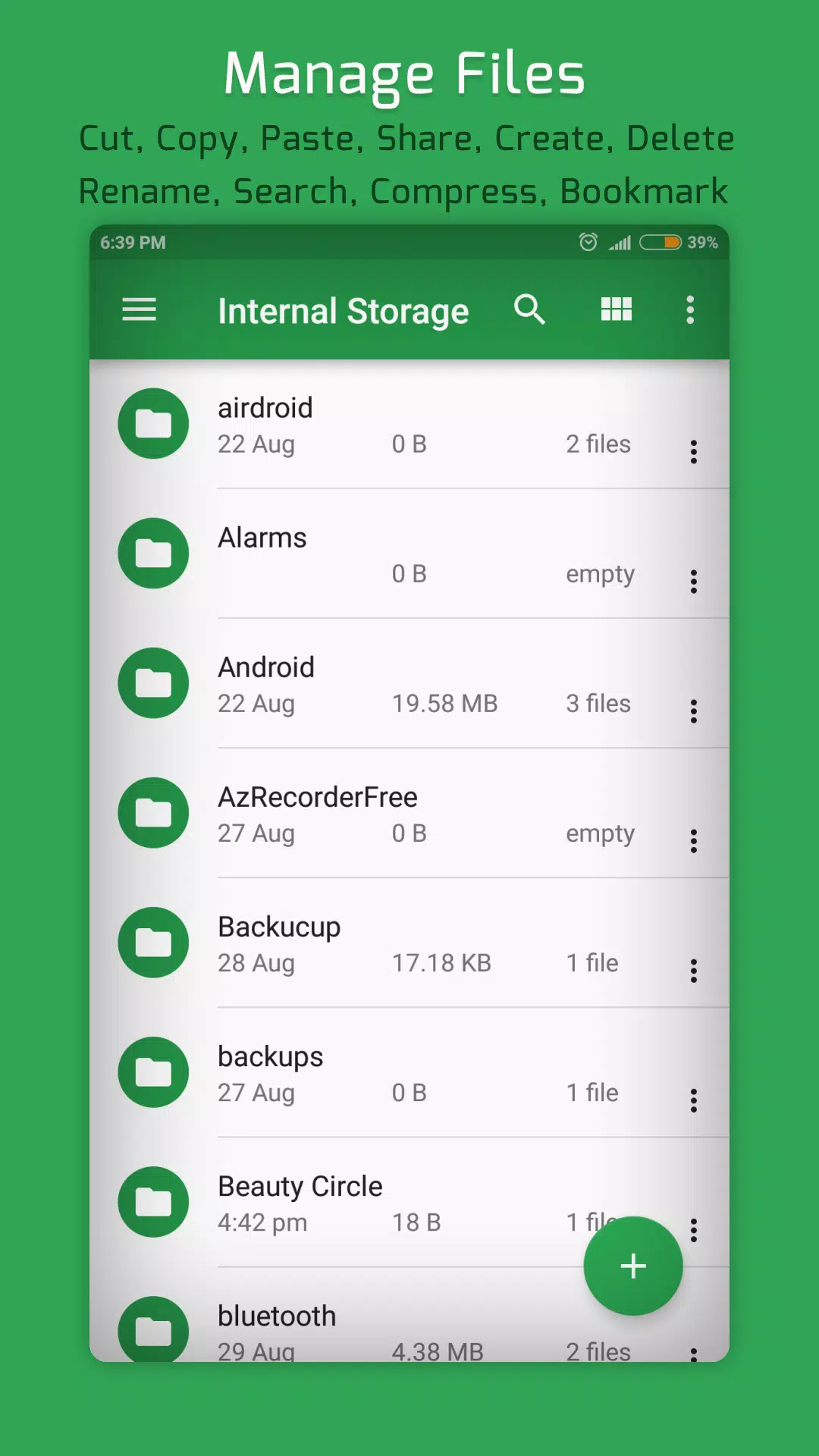 File Manager 스크린샷