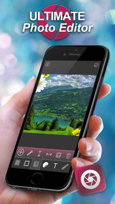 The Ultimate Photo Editor – Picture Frames & Stickers and Caption Maker Screenshots